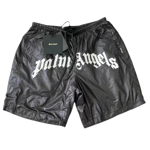 PALM ANGELS BLACK SHORTS