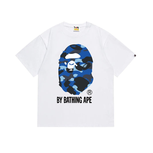 BAPE T-SHIRT BLUE AND WHITE