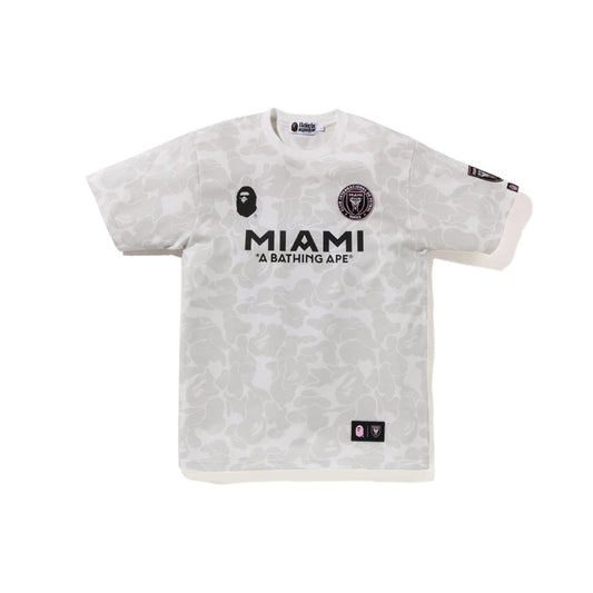 BAPE SOCCER JERSEY T-SHIRT WHITE
