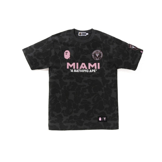 BAPE SOCCER JERSEY T-SHIRT BLACK